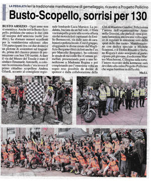 La prealpina per la Busto Scopello